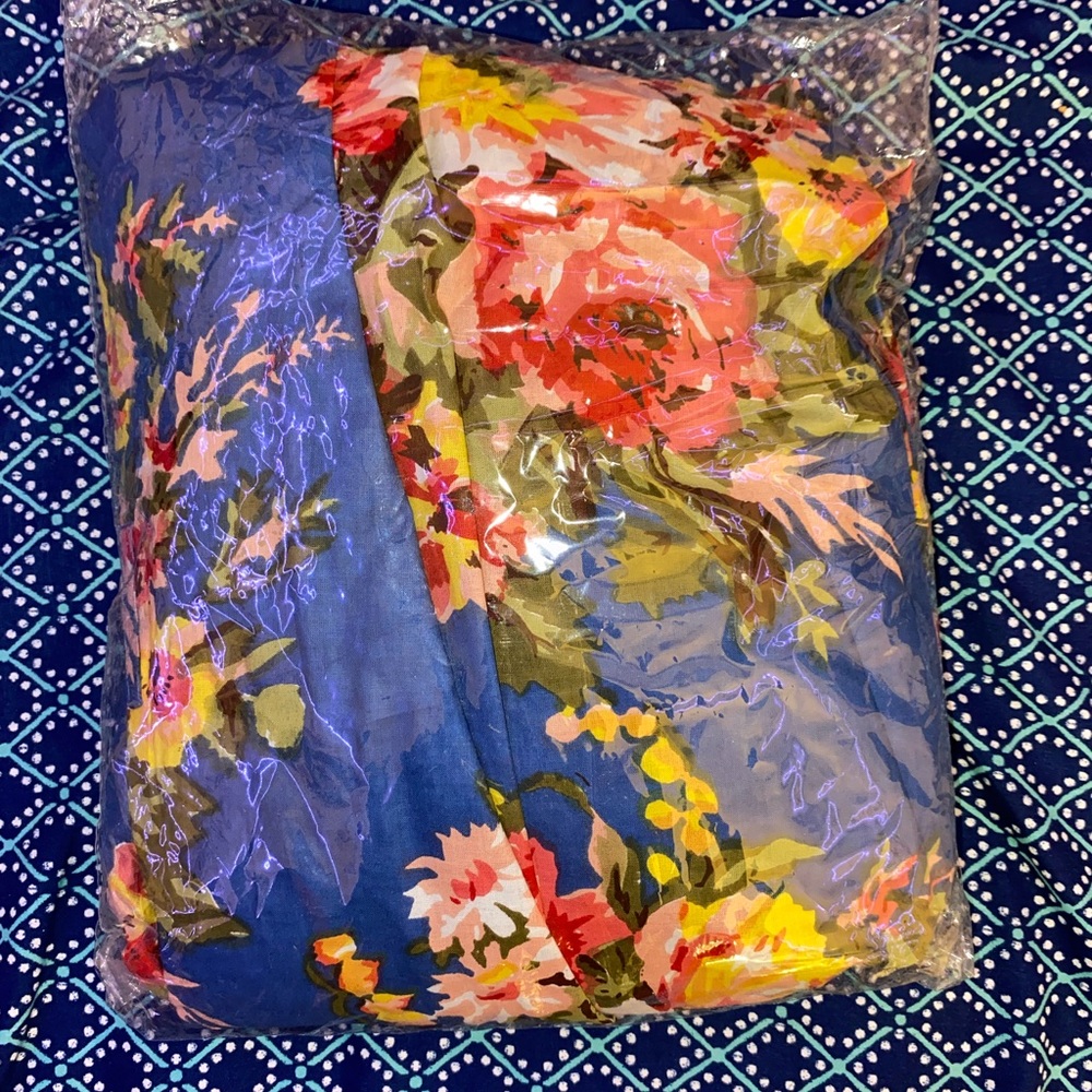 floral cotton kimono